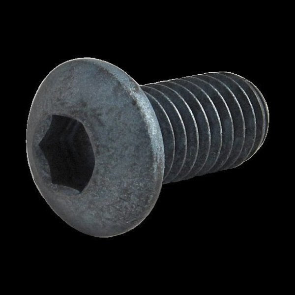 M6-1.00 Socket Head Cap Screw, Blue Zinc Plated Steel, 12 mm Length
