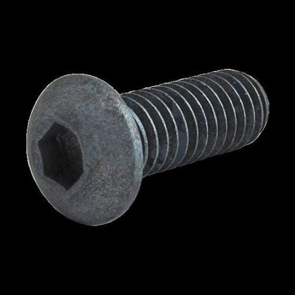 M6-1.00 Socket Head Cap Screw, Blue Zinc Plated Steel, 16 mm Length
