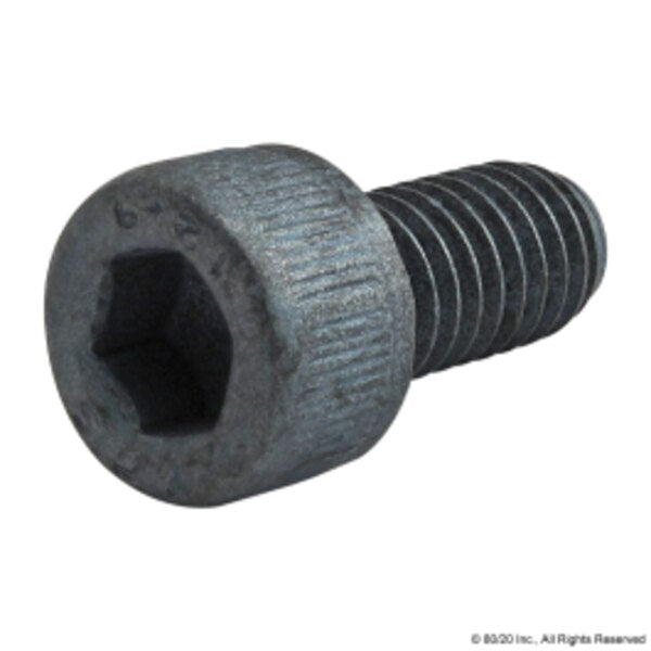 M6-1.00 Socket Head Cap Screw, Blue Zinc Plated Steel, 12 mm Length