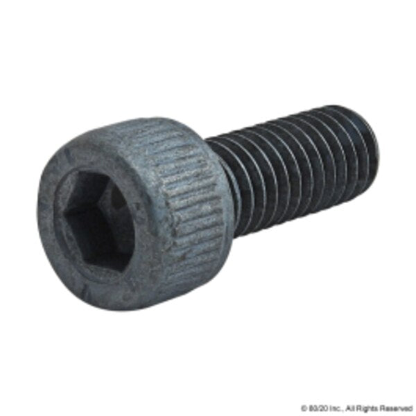 M6-1.00 Socket Head Cap Screw, Blue Zinc Plated Steel, 16 mm Length