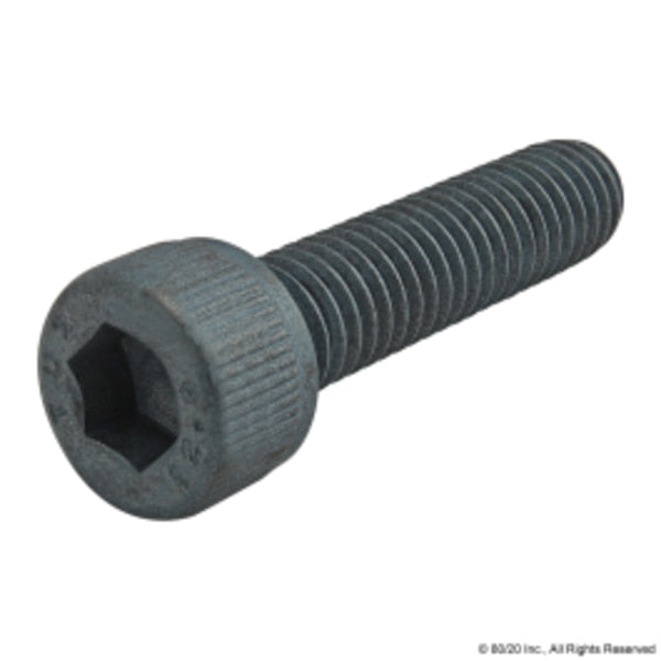 M6-1.00 Socket Head Cap Screw, Blue Zinc Plated Steel, 25 mm Length