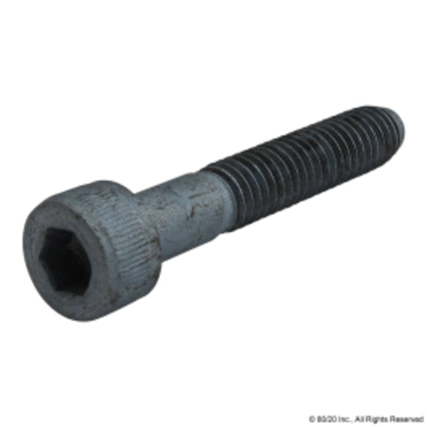 M6-1.00 Socket Head Cap Screw, Blue Zinc Plated Steel, 35 mm Length