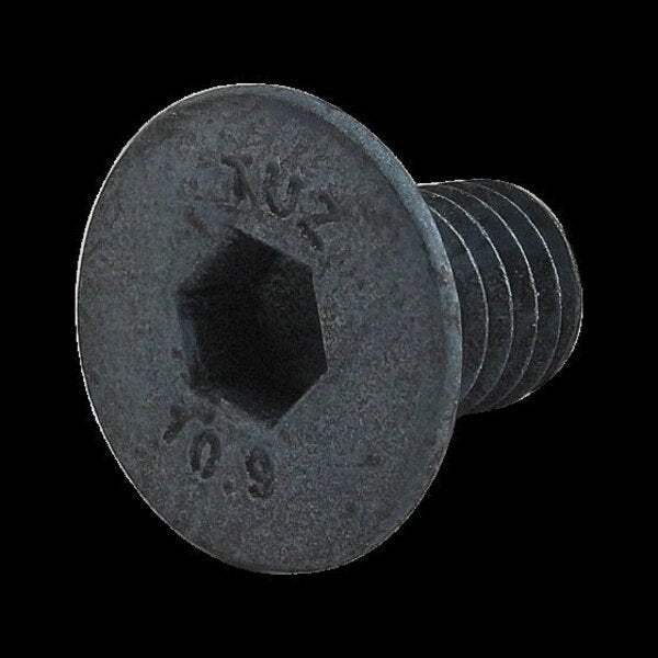 M6-1.00 Socket Head Cap Screw, Blue Zinc Plated Steel, 10 mm Length