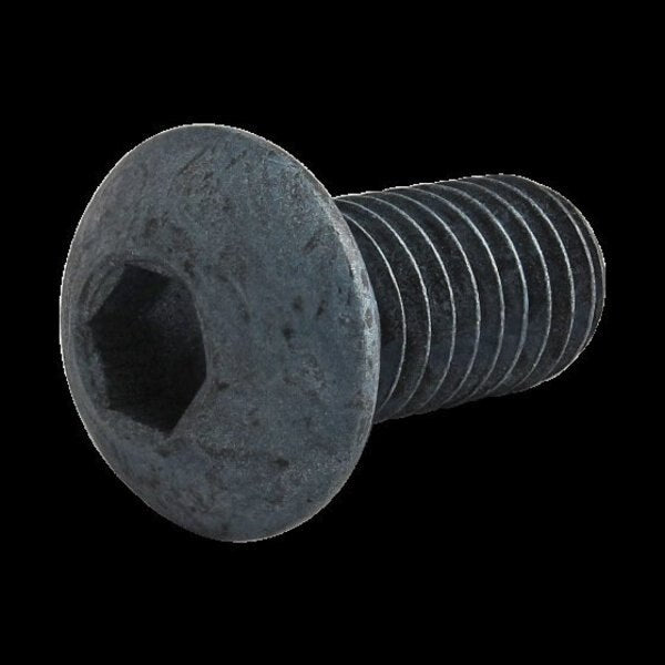 M8-1.25 Socket Head Cap Screw, Blue Zinc Plated Steel, 16 mm Length