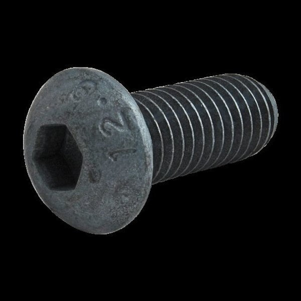 M8-1.25 Socket Head Cap Screw, Blue Zinc Plated Steel, 20 mm Length