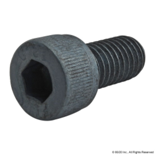 M8-1.25 Socket Head Cap Screw, Blue Zinc Plated Steel, 16 mm Length