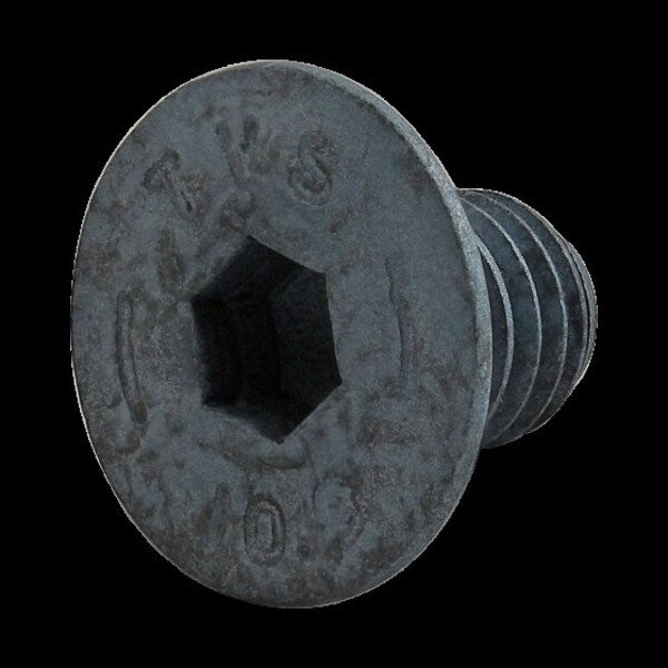 M8-1.25 Socket Head Cap Screw, Blue Zinc Plated Steel, 12 mm Length