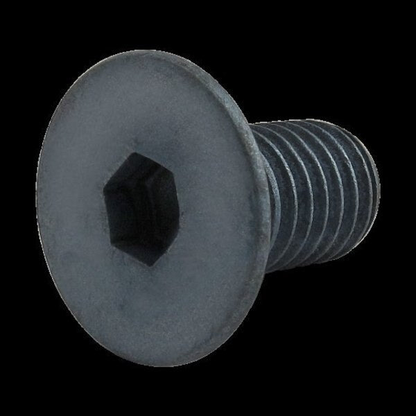 M8-1.25 Socket Head Cap Screw, Blue Zinc Plated Steel, 16 mm Length