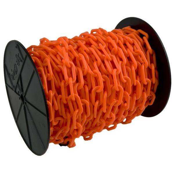 Heavy Duty, Safety Orange Plastic Chain