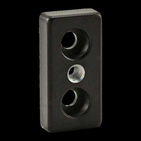 Base Plate 30X60 M8 Die Cast Zinc Pc Blk