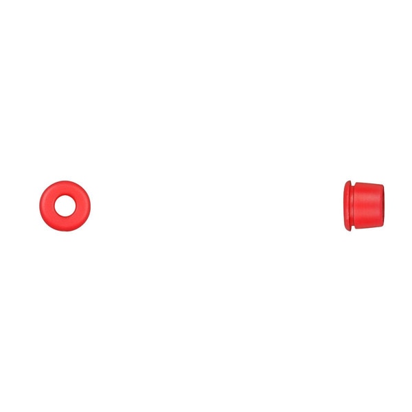 Red Nyln Mldg Grommets 10.5mm Head 6.70mm Stem L PK50