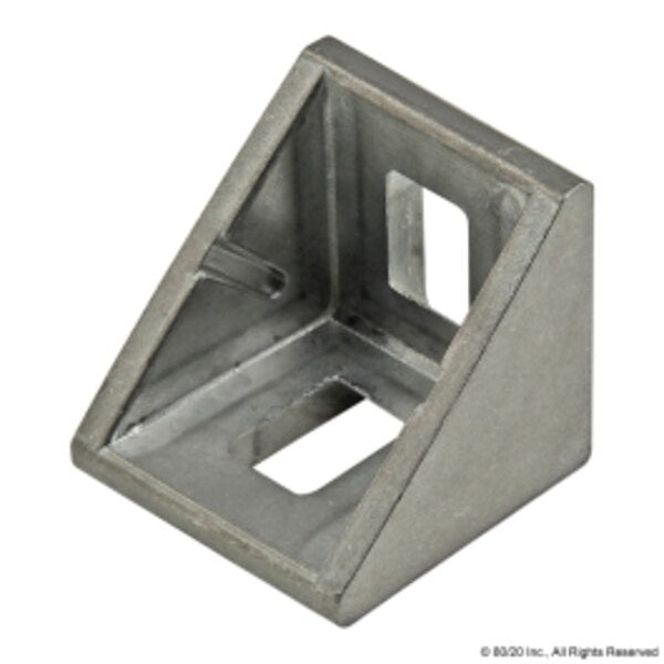 Slotted Corner Bracket 2 Hole 18mm