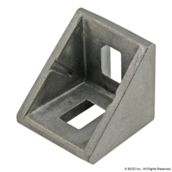 Slotted Corner Bracket 2 Hole 18mm