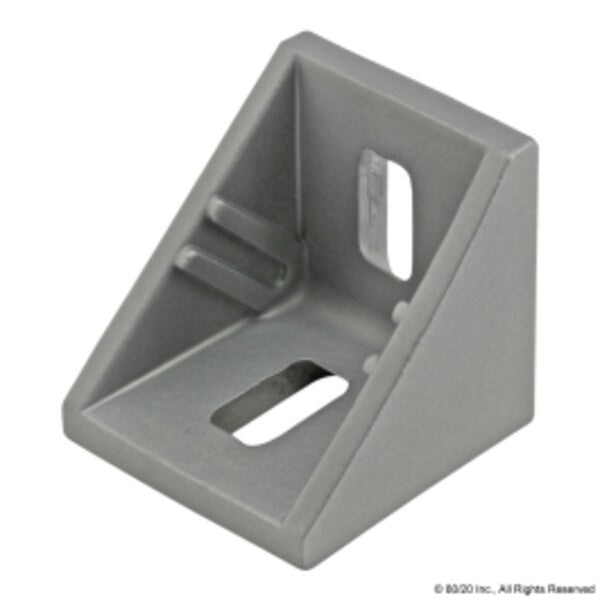 Slotted Corner Bracket 2 Hole 28mm