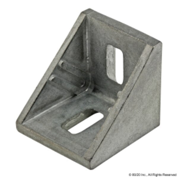 Slotted Corner Bracket 2 Hole 28mm