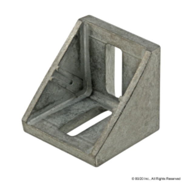 Slotted Corner Bracket 2 Hole 39mm