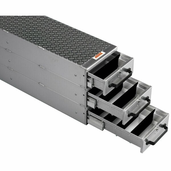 JOBOX 3 Drw Long Stacked Hvy-Duty Alum Drw Storage 12