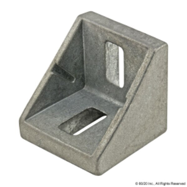 Slotted Corner Bracket 2 Hole 42mm