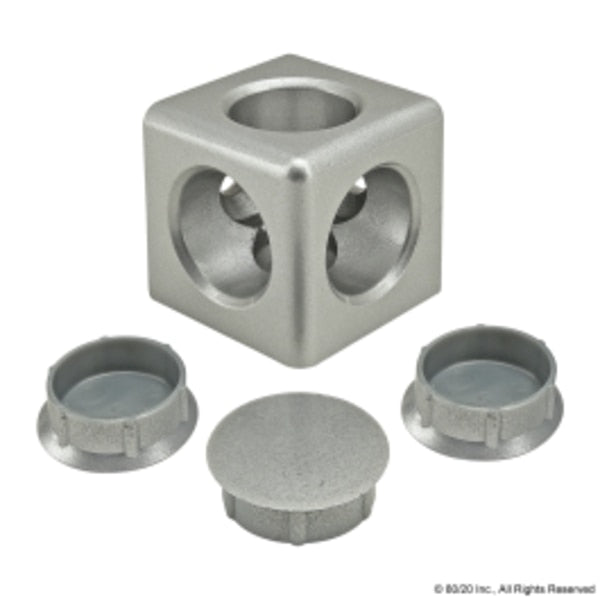 Square Corner Connector 3-Way 40 Series