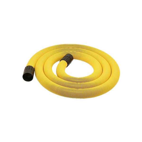 Vacuum Hose, Yellow, 12 ft., Plastic