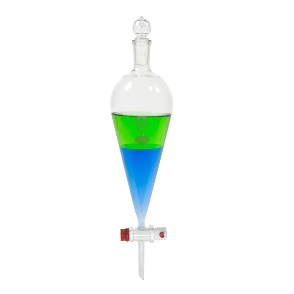Sibata Glass Separatory Funnel, 2000mL