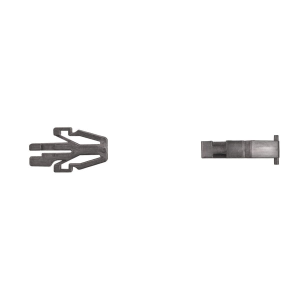 Blk Nyln Grille Clips 13mm Wide 23mm OA L PK25