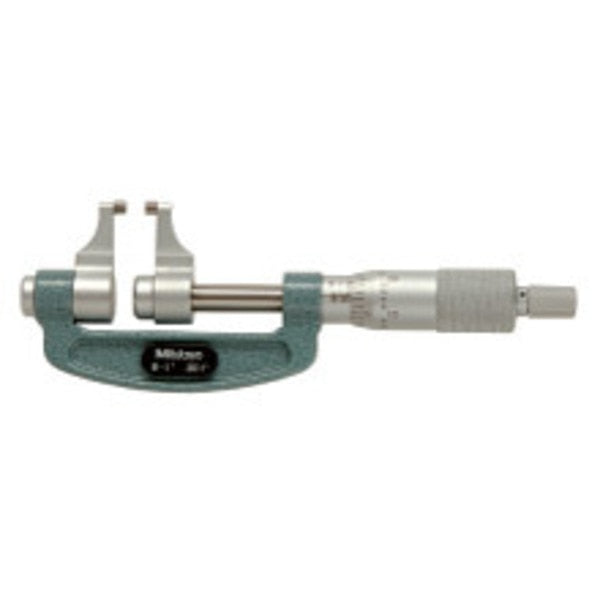 Micrometer, Out, Caliper Type, 0-25/.01mm