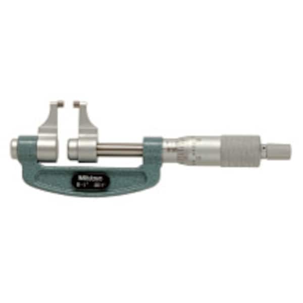 Micrometer, Out, Caliper Type, 25-50/.01mm