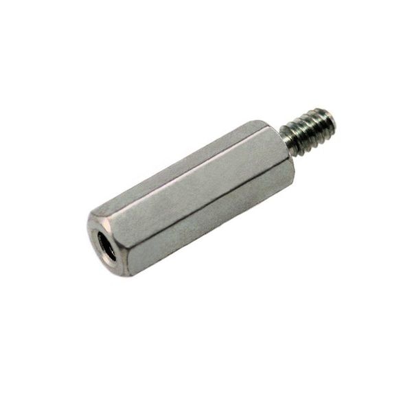 Hex Standoff, #4-40 Thrd Sz, Brass Zinc Plated, 3/16
