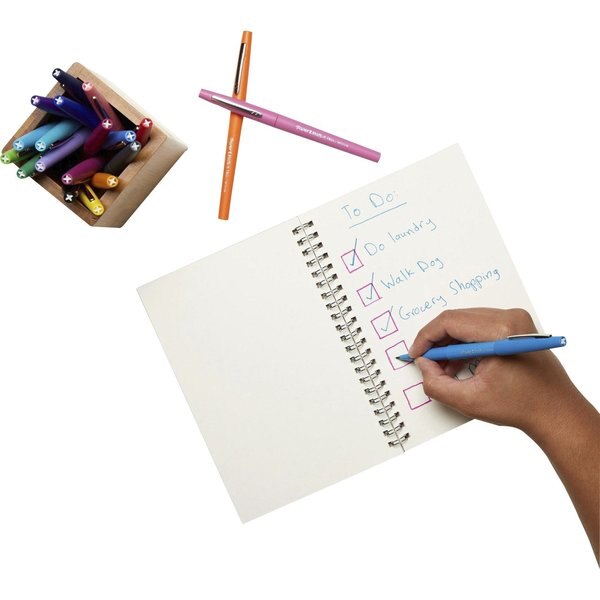 Porous Point Felt Tip Pen, Medium Purple PK12
