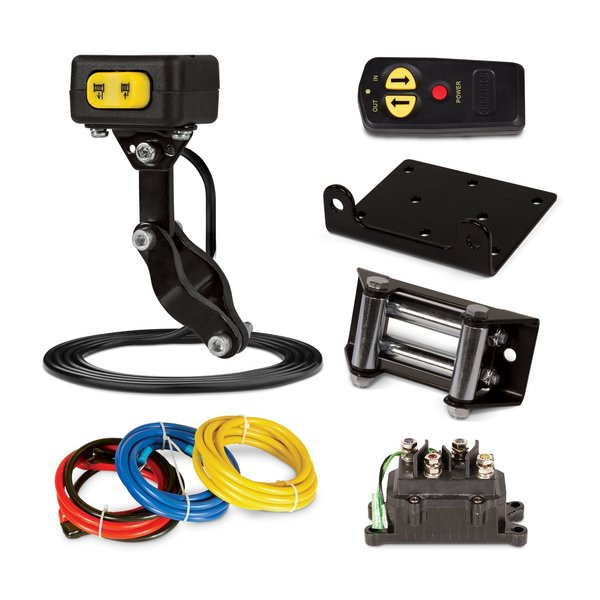 Utility Winch Kit, 12V, 4500 lb
