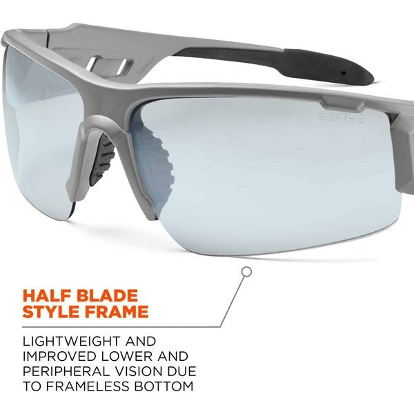 Safety Glasses, Traditional I/O PC Decenter Lens, Scratch-Resistant