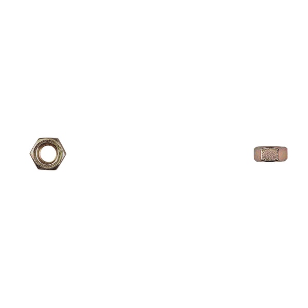 Hex Nut, M6-1.00, Class 10, Zinc Yellow Plated