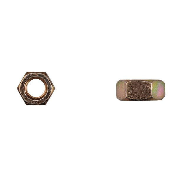 Hex Nut, M14-2.00, Class 10, Zinc Yellow Plated