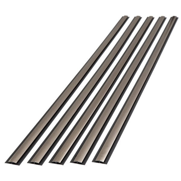 Fasade Divider Trim Brushed Nickel PK5