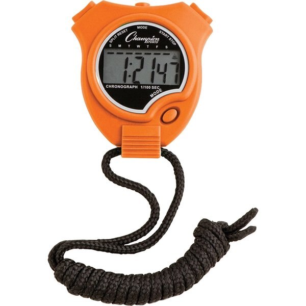 Stopwatch Set, Colors, Water/Shock Res, PK6