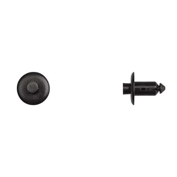 Blk Liftgate Push Type Ret 7mm Hole Size 12mm Stem L PK15