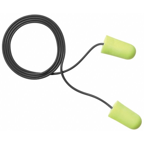 E-A-Rsoft SuperFit Disposable Corded Ear Plugs, Metal Detectable, NRR 32 dB, M, 200 Pairs