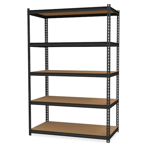 Boltless Shelving Unit, 5 Shelves, Steel, 18 in D x 36 in W x 72 in H