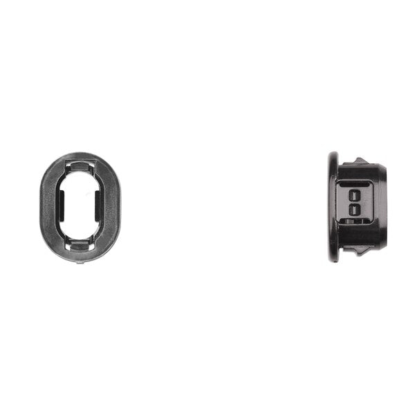 Blk HeadLght Grommets 11.5mmX18mm Hole 10mm Stem PK10