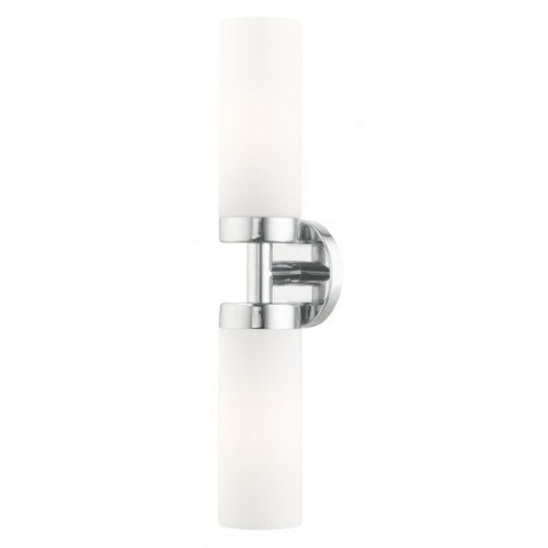 Polished Chrome ADA Vanity Sconce, 2 Ligh