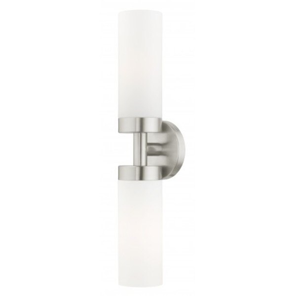 Brushed Nickel ADA Vanity Sconce, 2 Light
