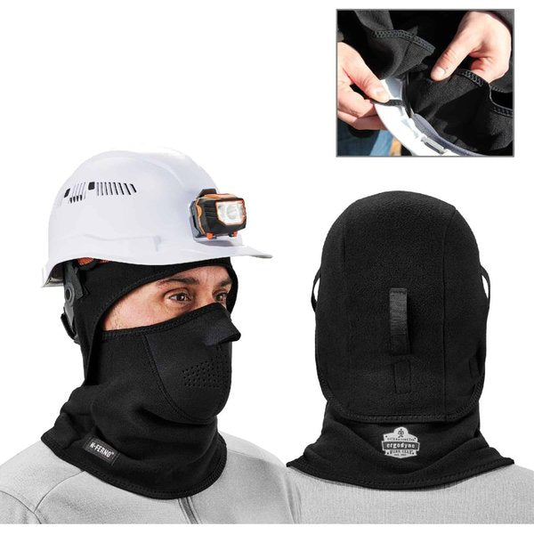 Balaclava, Black, Fleece/Neoprene, Universl