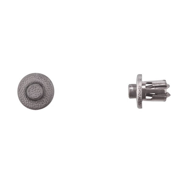 Blk Nyln Cowl Vent Ret 10mm Hole Size 12mm Stem L PK10