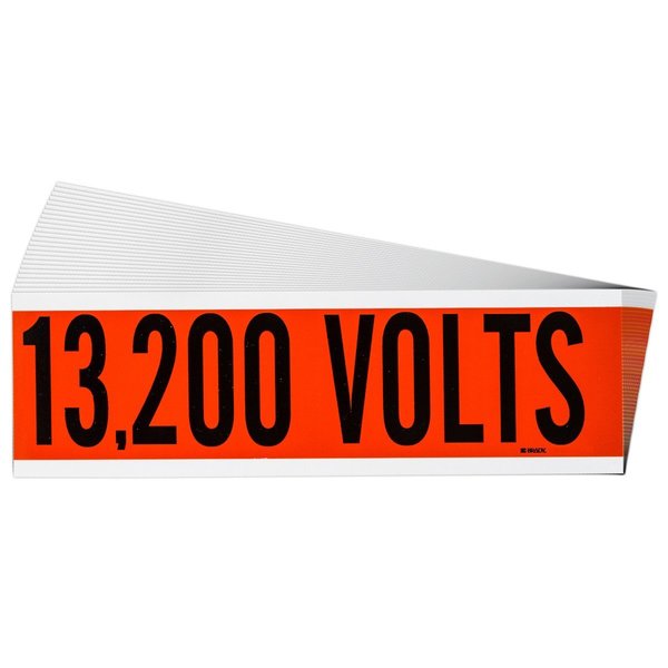 Conduit and Voltage Sign and Labels, PK25