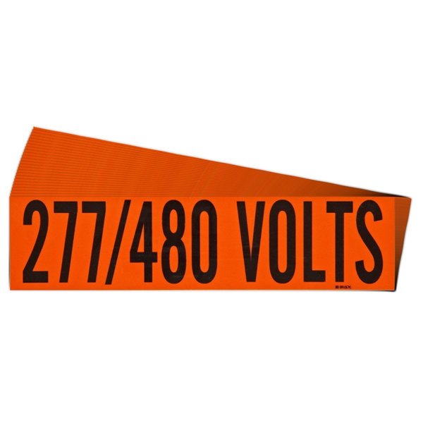 Conduit and Voltage Sign and Labels, PK25