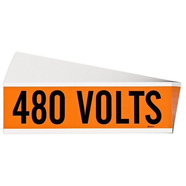 Conduit and Voltage Sign and Labels, PK25