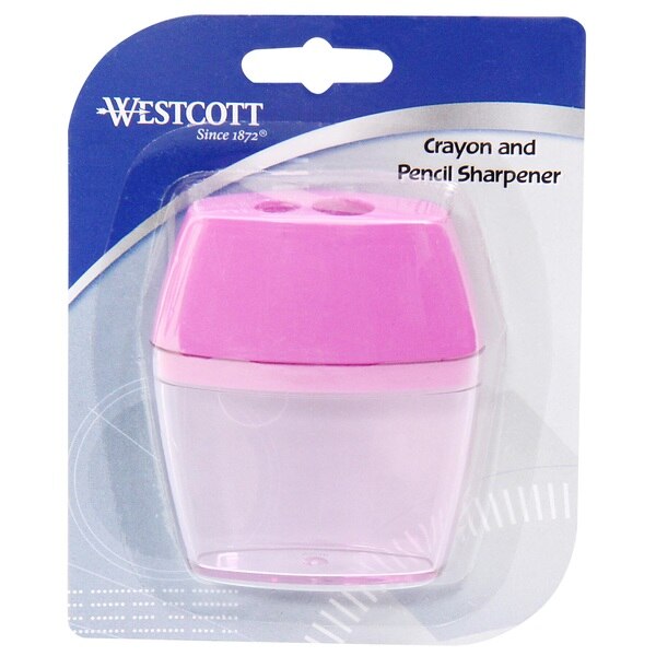 Pencil Sharpeners, Kids 2 Hole Crayon and Pencil Sharpener
