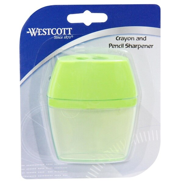 Pencil Sharpeners, Kids 2 Hole Crayon and Pencil Sharpener