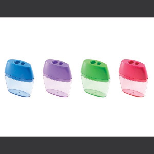 Pencil Sharpeners, Kids 2 Hole Crayon and Pencil Sharpener